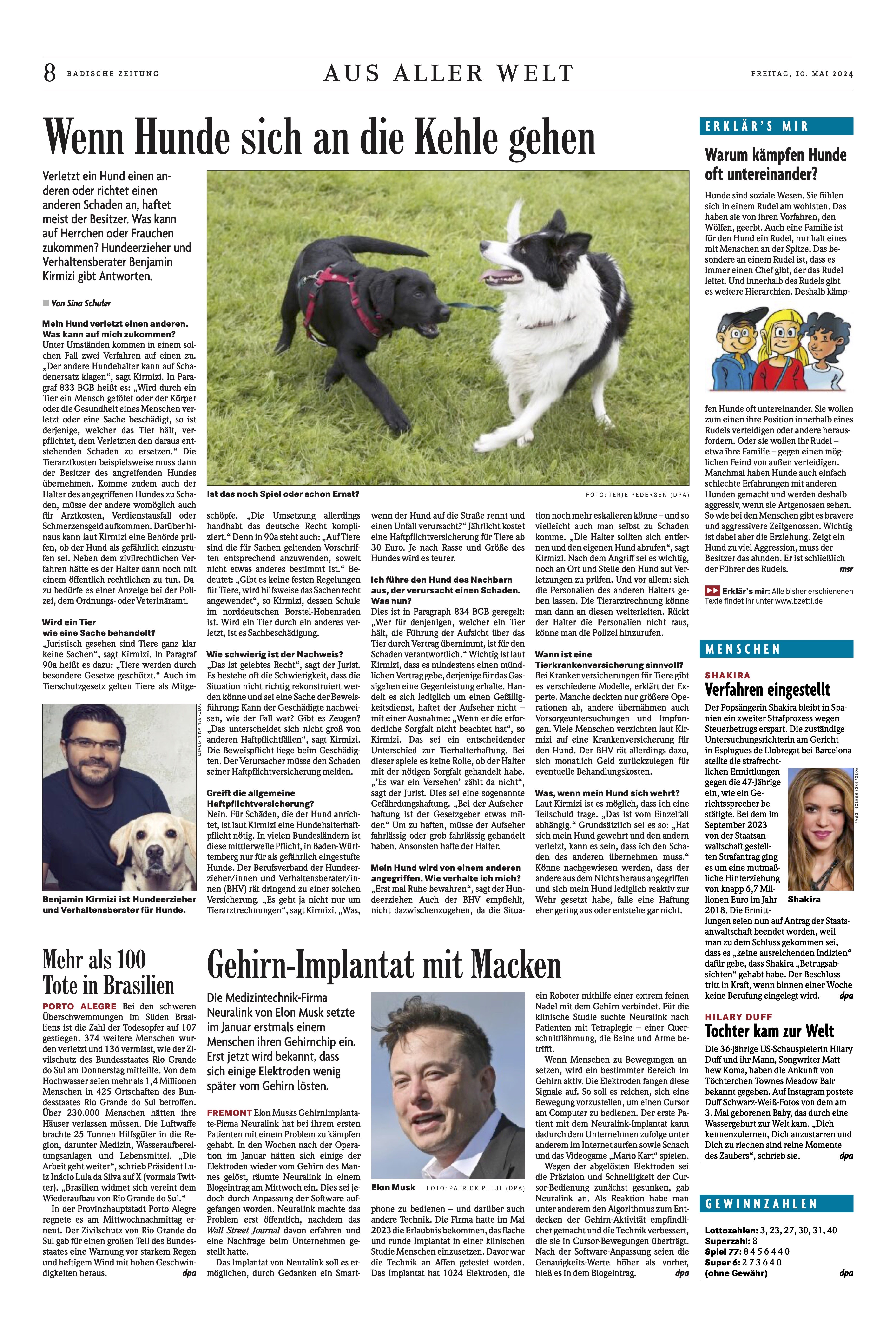 Hunde und Recht 10.05.2024